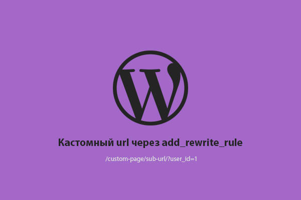 WP Custom url with rewrite rule