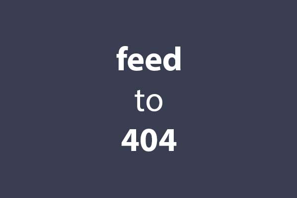 wordpress redirect from feed to 404